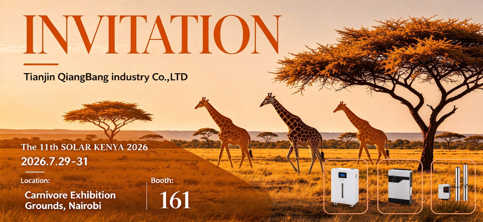 Tianjin Qiangbang Showcases Renewable Energy Solutions at SOLAR KENYA 2026