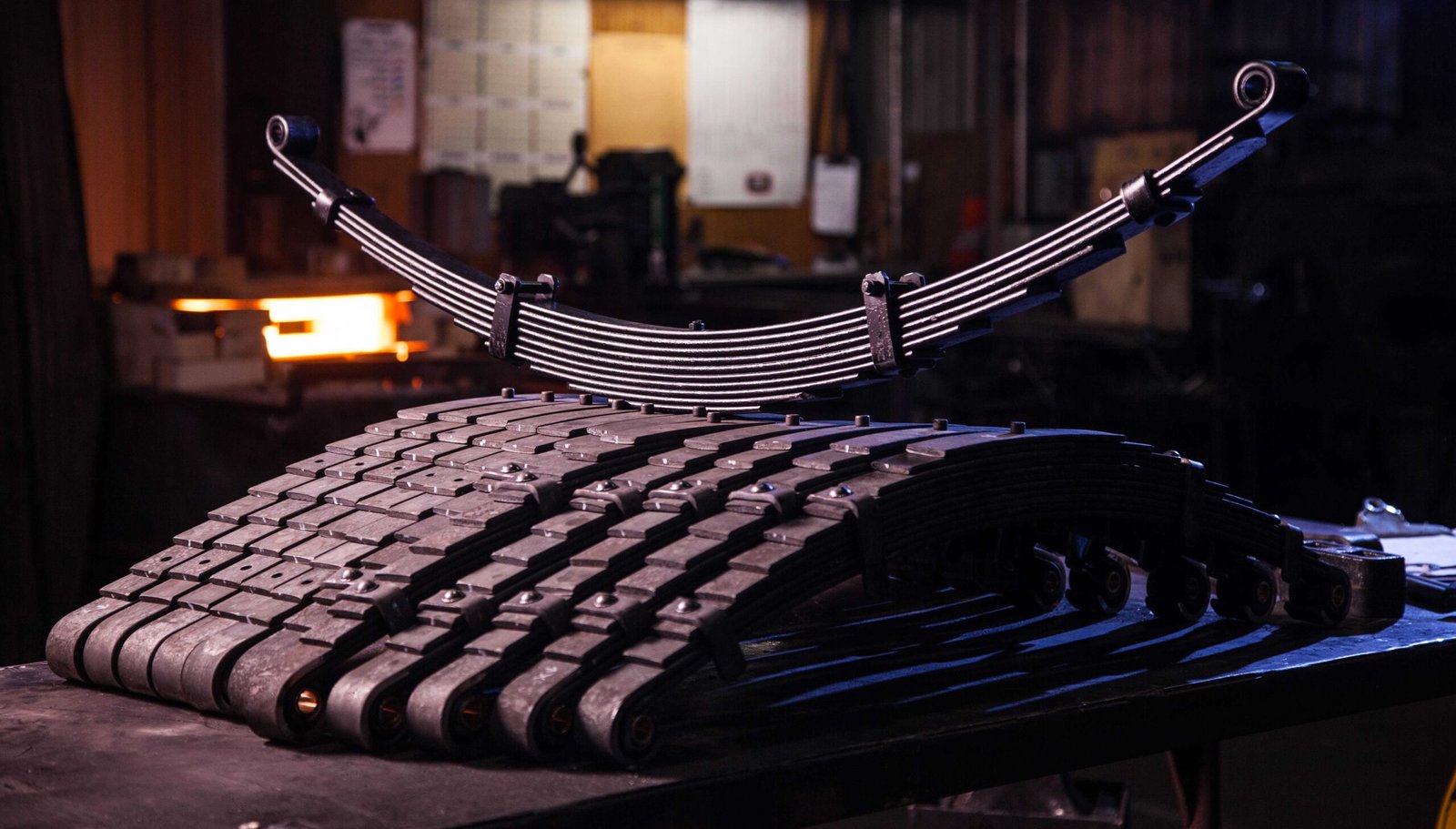 Leaf spring assembly drawing